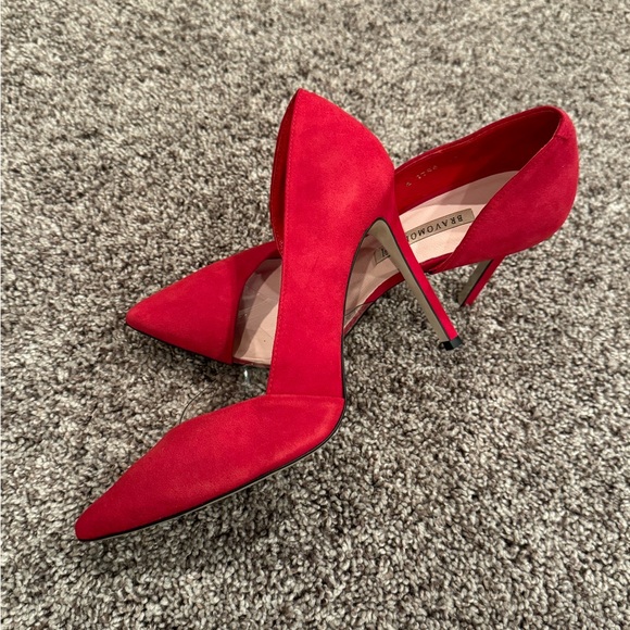 NWT BRAVOMODA, red stiletto, size 39 - Picture 3 of 6